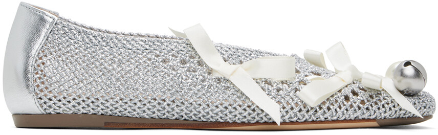 

Балетки крючком с подвеской Silver Bell Simone Rocha