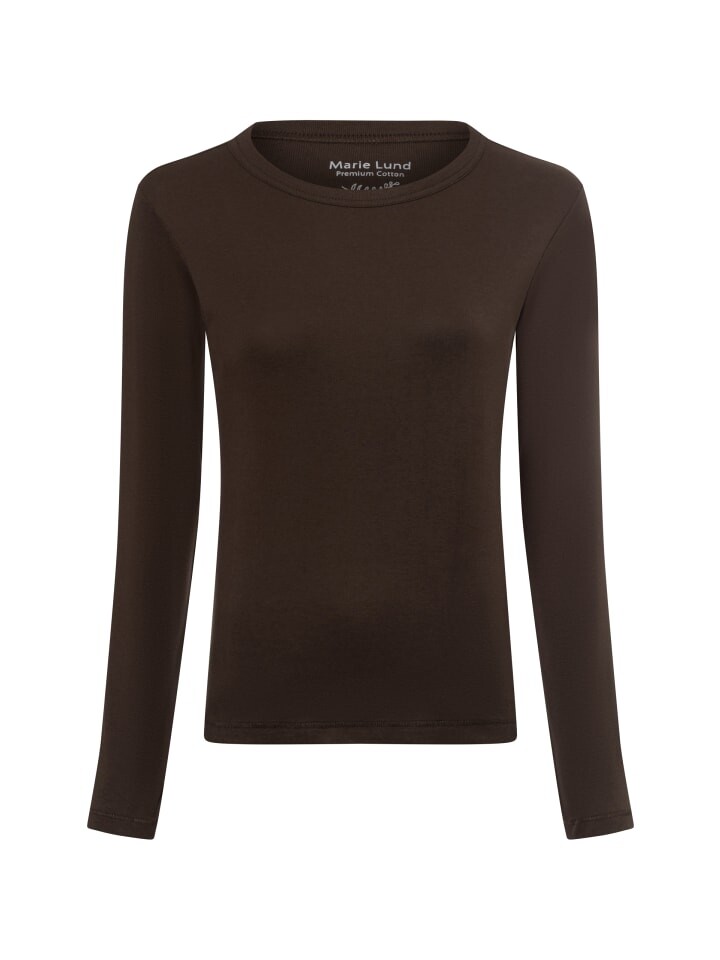 

Футболка Marie Lund Langarmshirt, коричневый