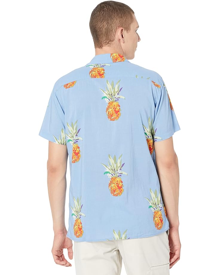 Рубашка Selected Homme Dayton Short Sleeve Print Shirt, цвет Allure