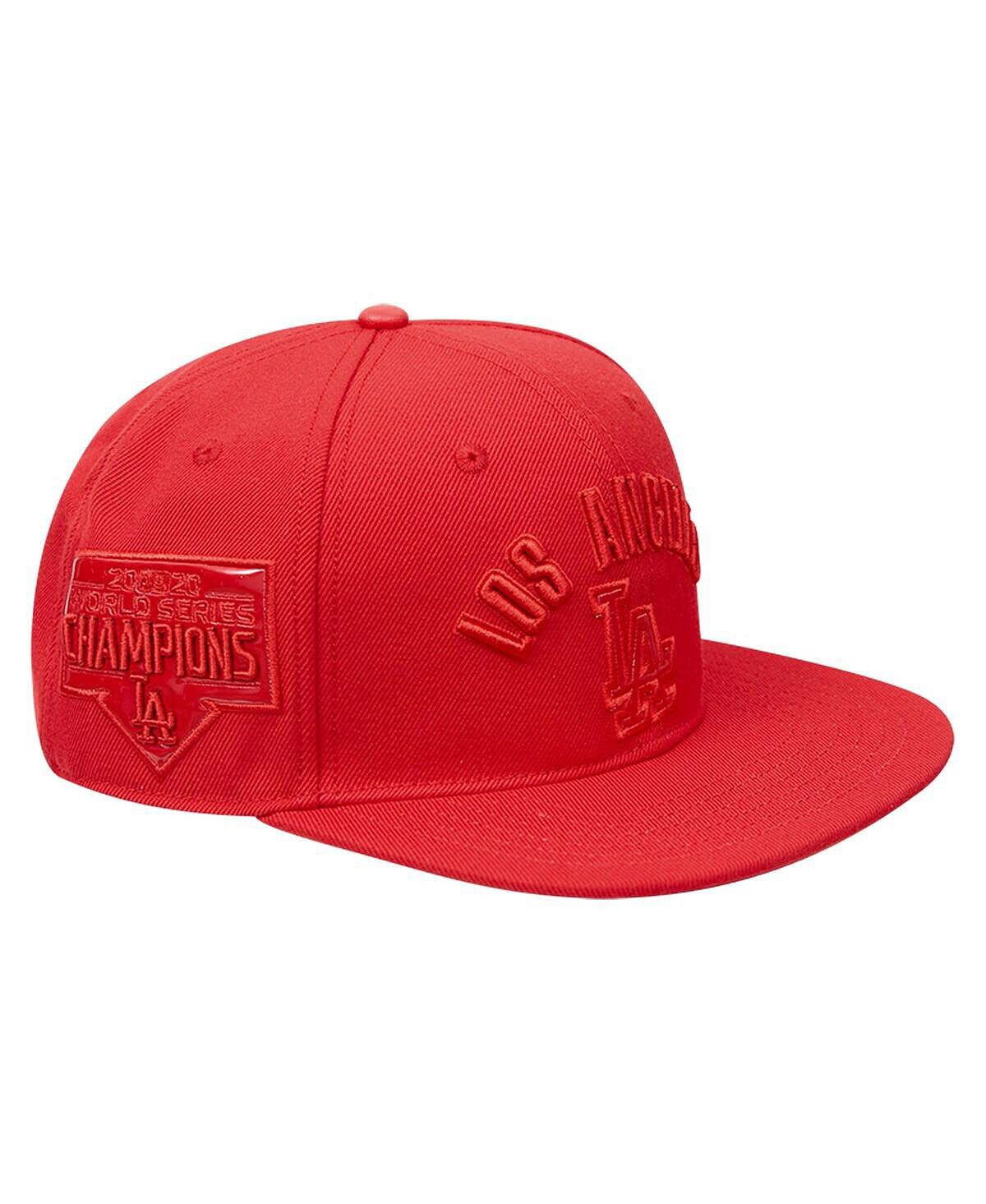 

Мужская кепка Los Angeles Dodgers тройная красная Snapback Pro Standard