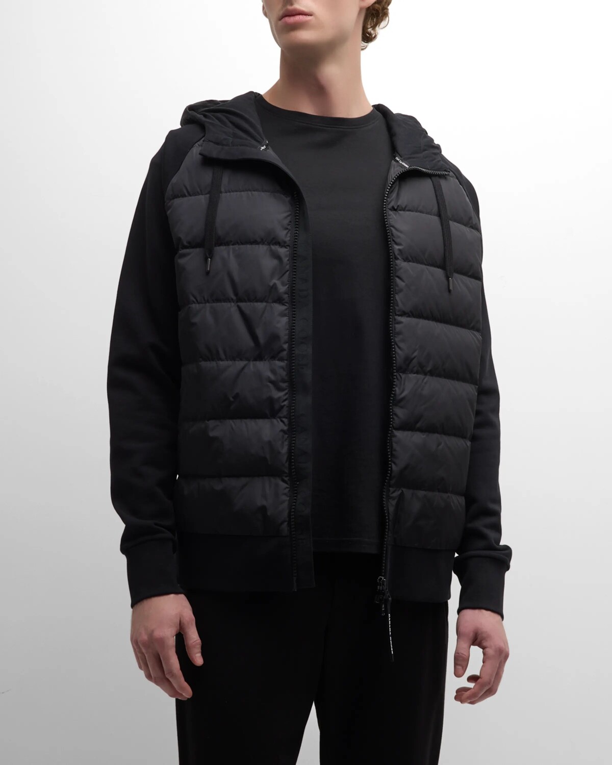 

Мужская толстовка с молнией во всю длину Hybridge Huron Canada Goose, цвет Black