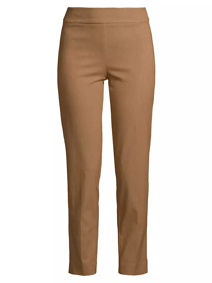 

Брюки Pars из эластичной фланели до щиколотки Avenue Montaigne, цвет camel