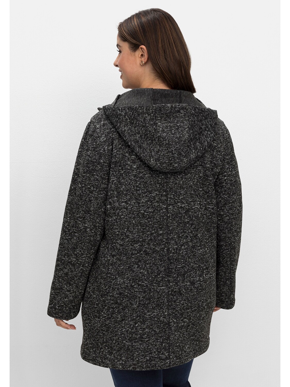 

Куртка sheego Kapuzenjacke, черный