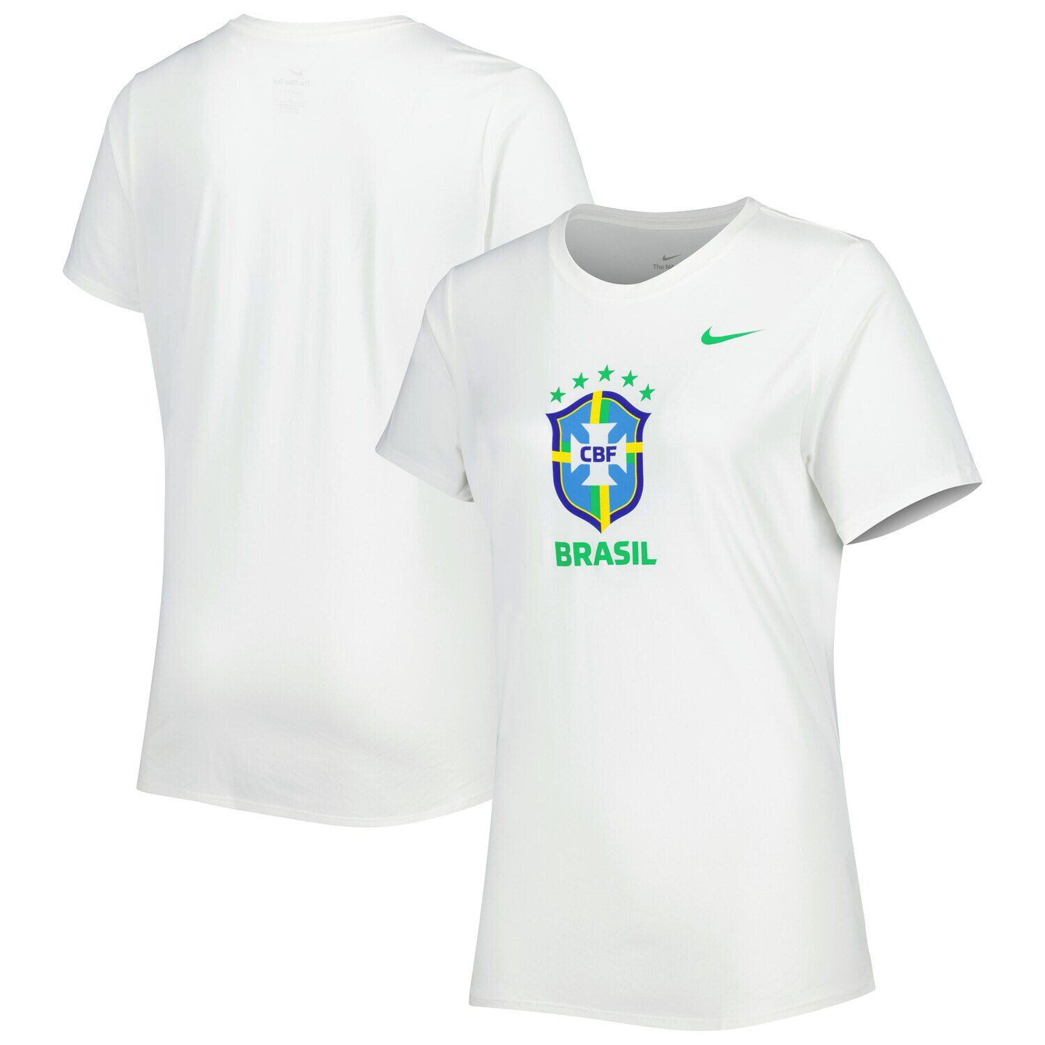 

Женская белая футболка Nike Brazil National Team Legend Performance Nike, Белый