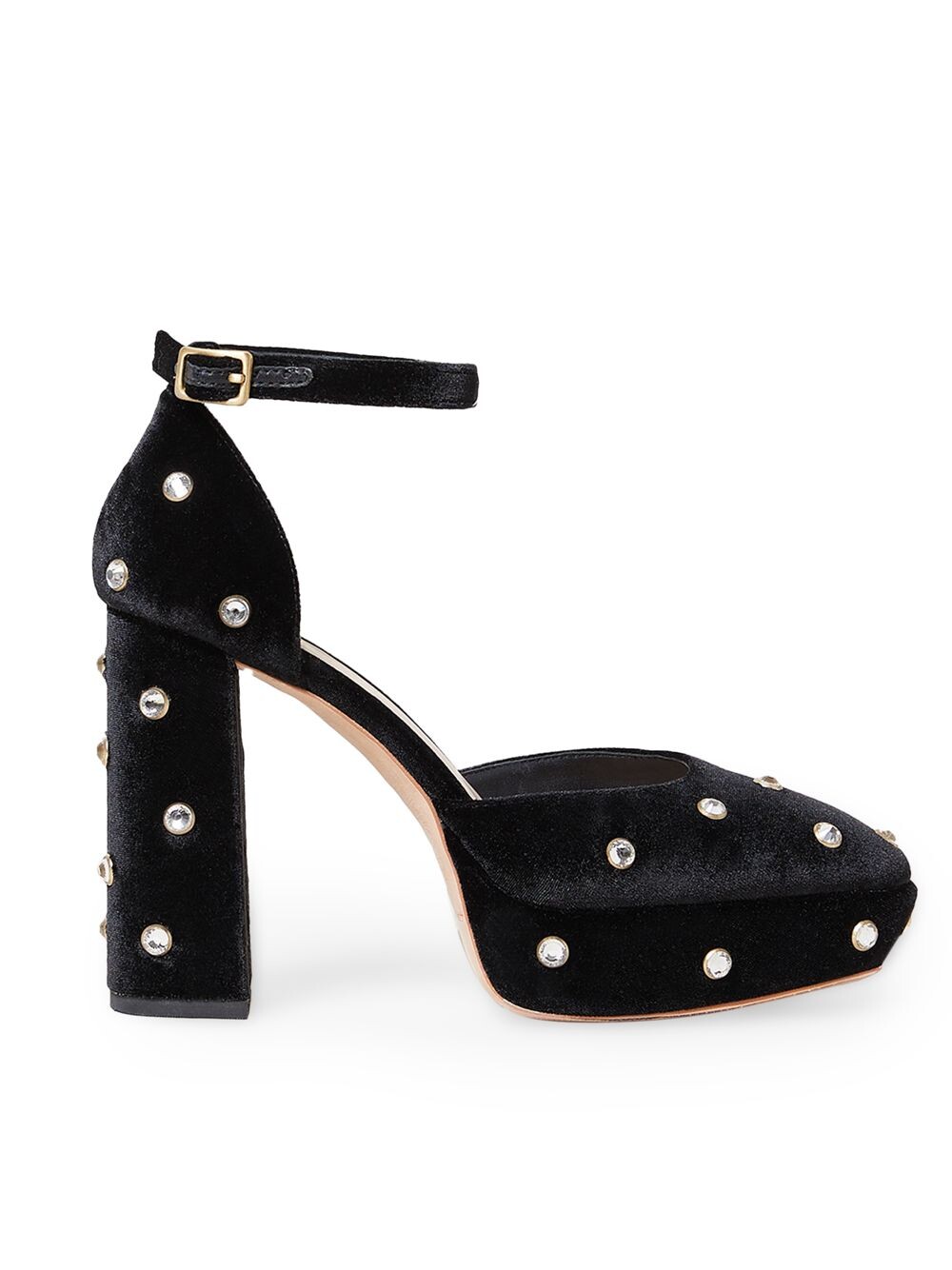 

Туфли-лодочки Selina на платформе с кристаллами Loeffler Randall, черный