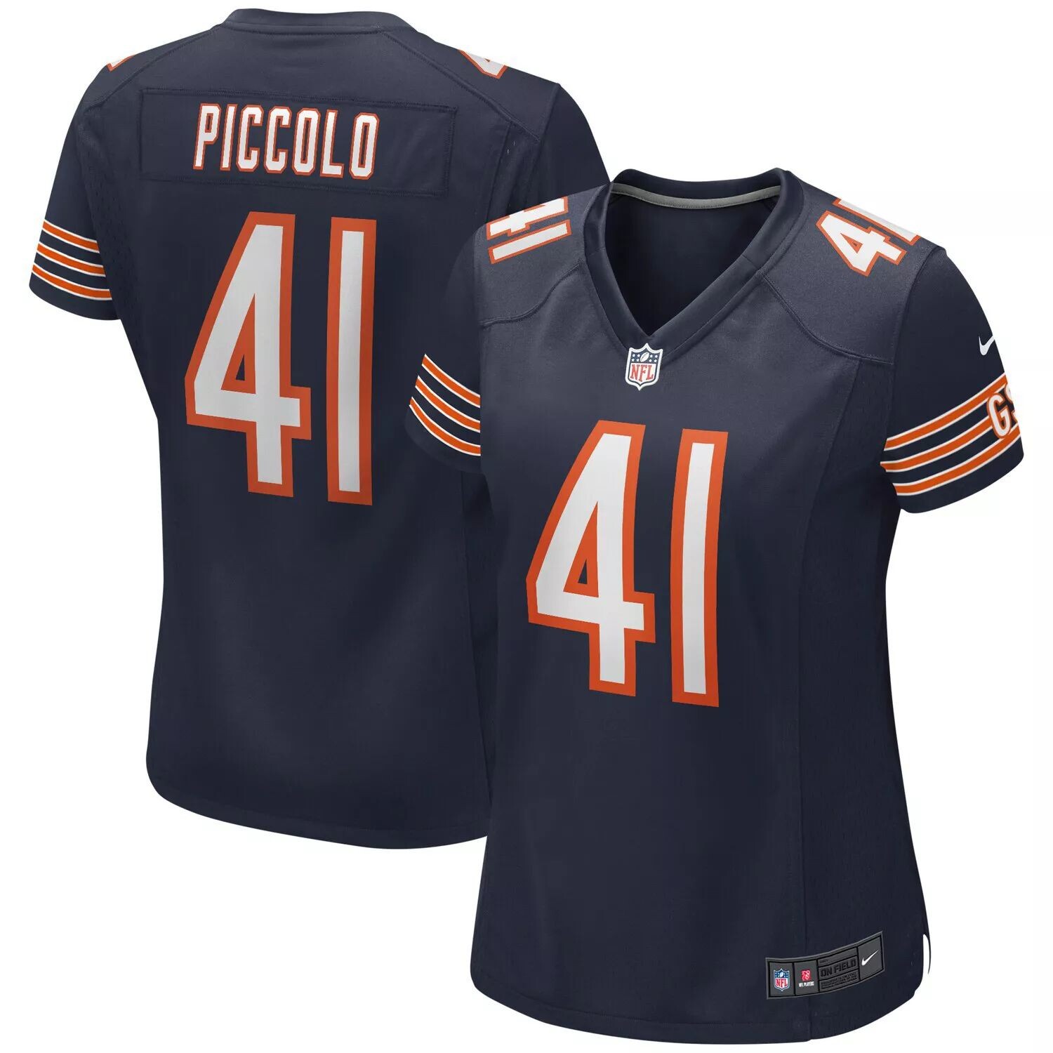 

Женская футболка Nike Brian Piccolo Navy Chicago Bears Game Retired Player Nike