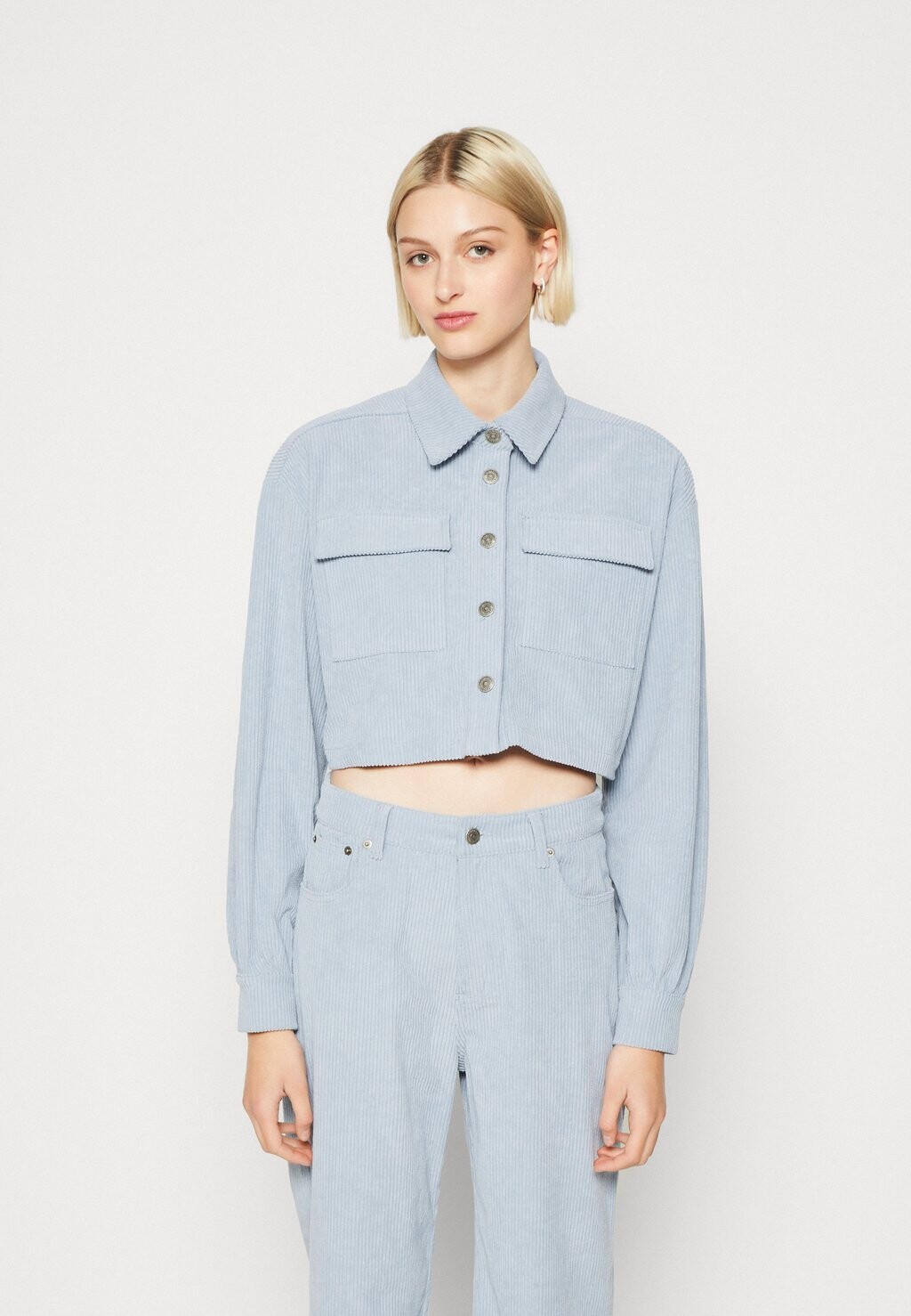 

Куртка Colourful Rebel OLLE CROPPED, цвет soft blue