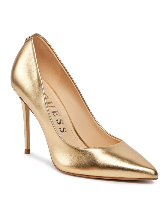 

Высокие каблуки золотого цвета Guess, желтый