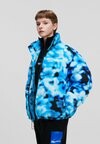 

Зимняя куртка BLURRED ALL-OVER PRINT PUFFER Karl Lagerfeld, синий