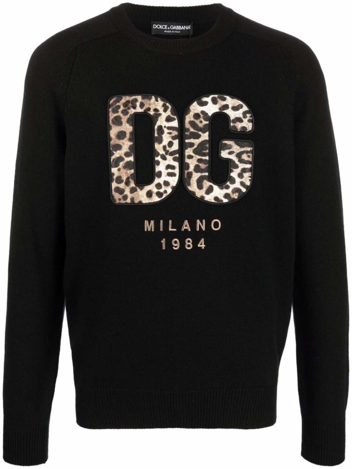 

Dolce & Gabbana толстовка с нашивкой-логотипом, черный