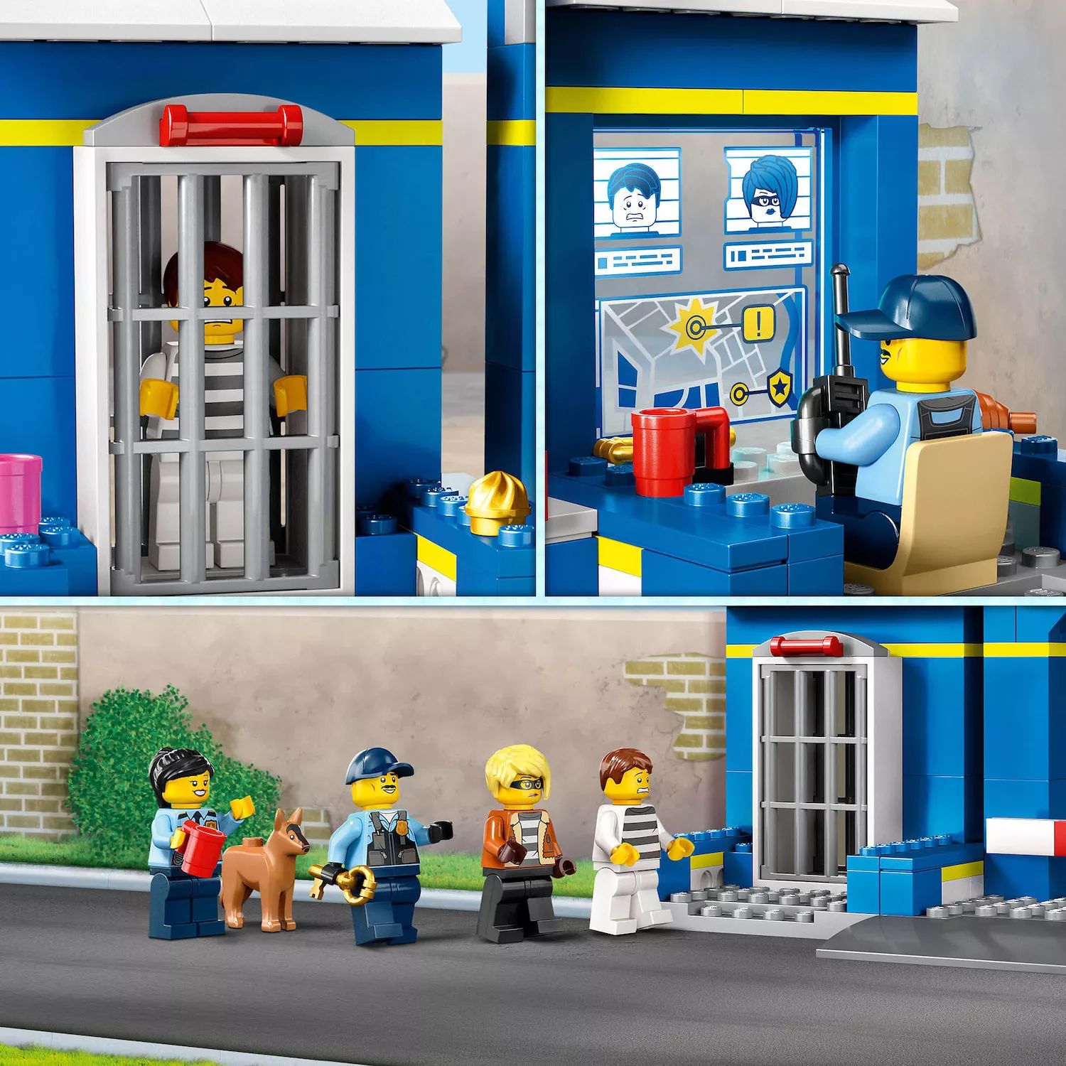 цена LEGO City: Погоня из полицейского участка (60370) Набор строительных игрушек LEGO