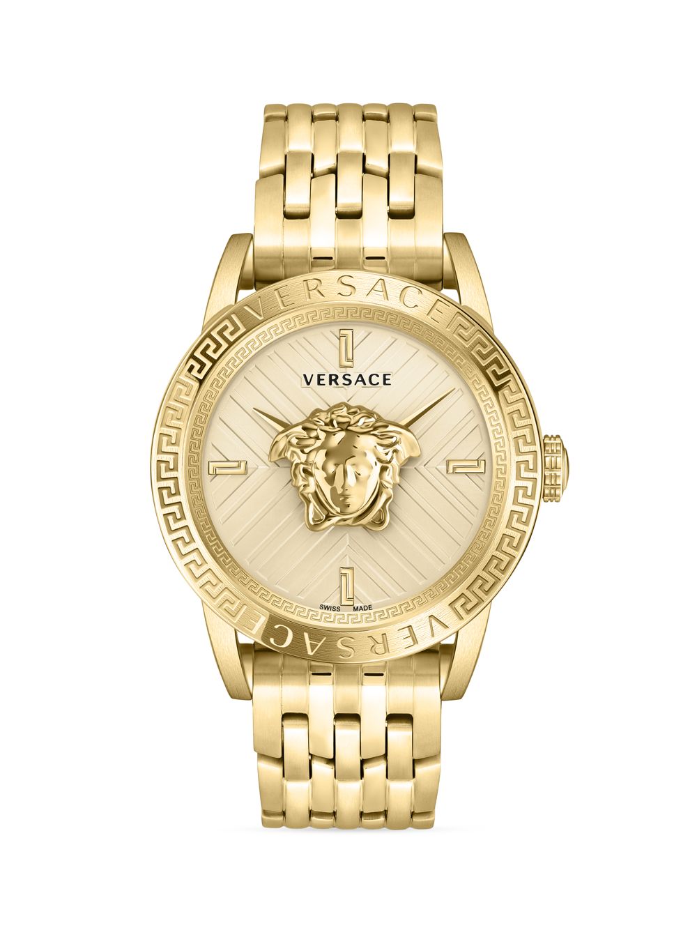 

Часы V-Code Goldtone из нержавеющей стали Versace, желтый