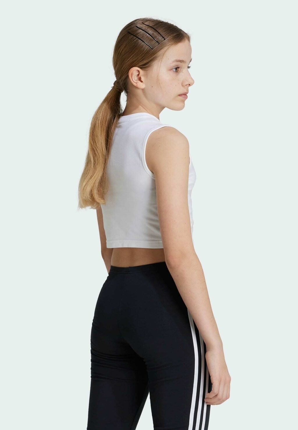 

Верх Adicolor Crop adidas Originals, белый