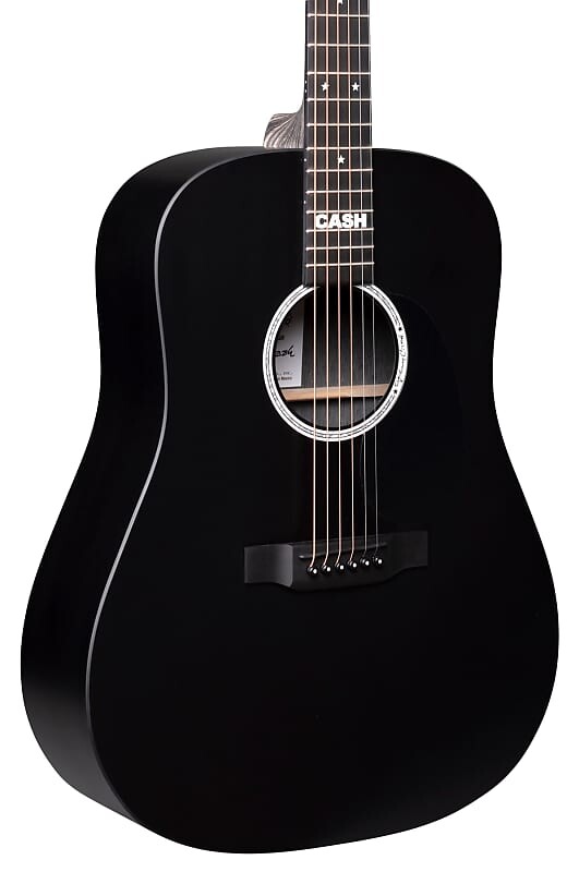 

Акустическая гитара Martin DX Johnny Cash Jett Black w/bag