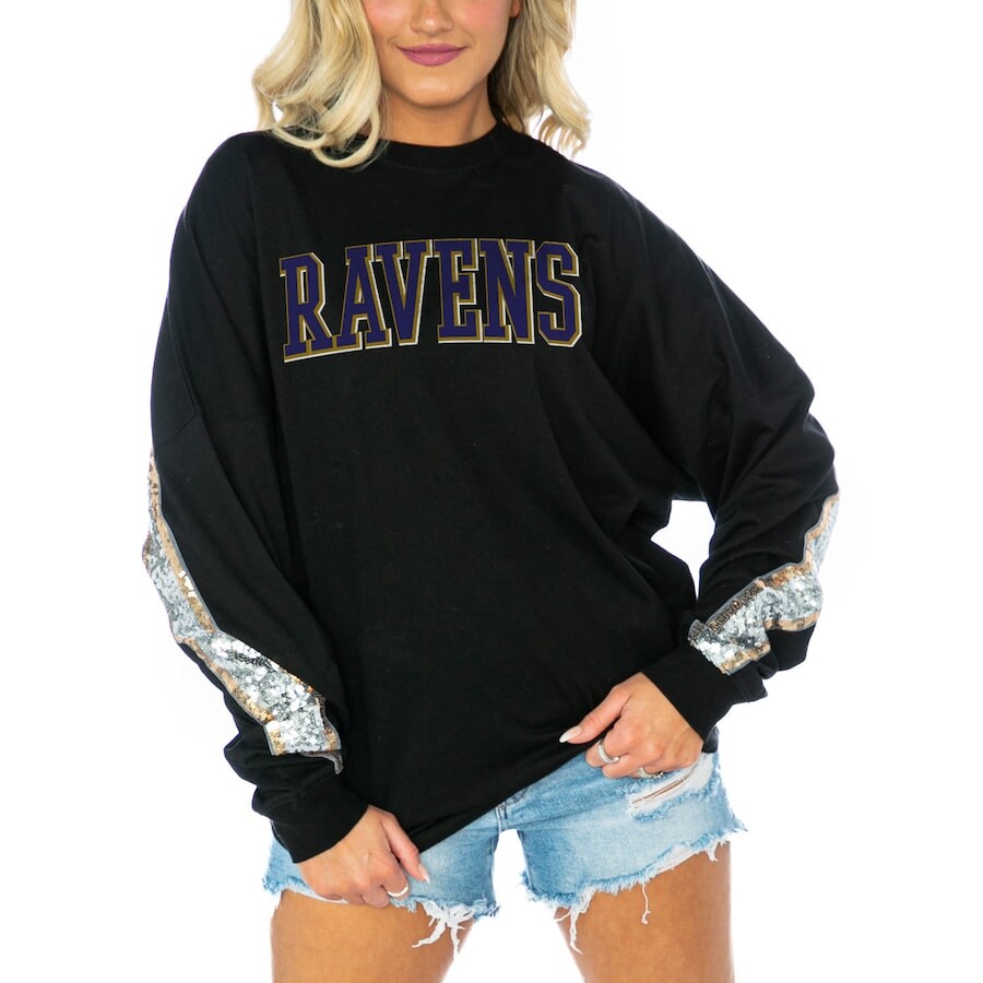 

Футболка с длинным рукавом Gameday Couture Baltimore Ravens, черный