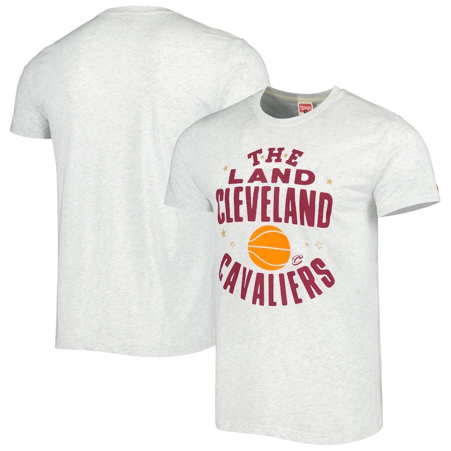 

Футболка с коротким рукавом Homage Cleveland Cavaliers, пепельный