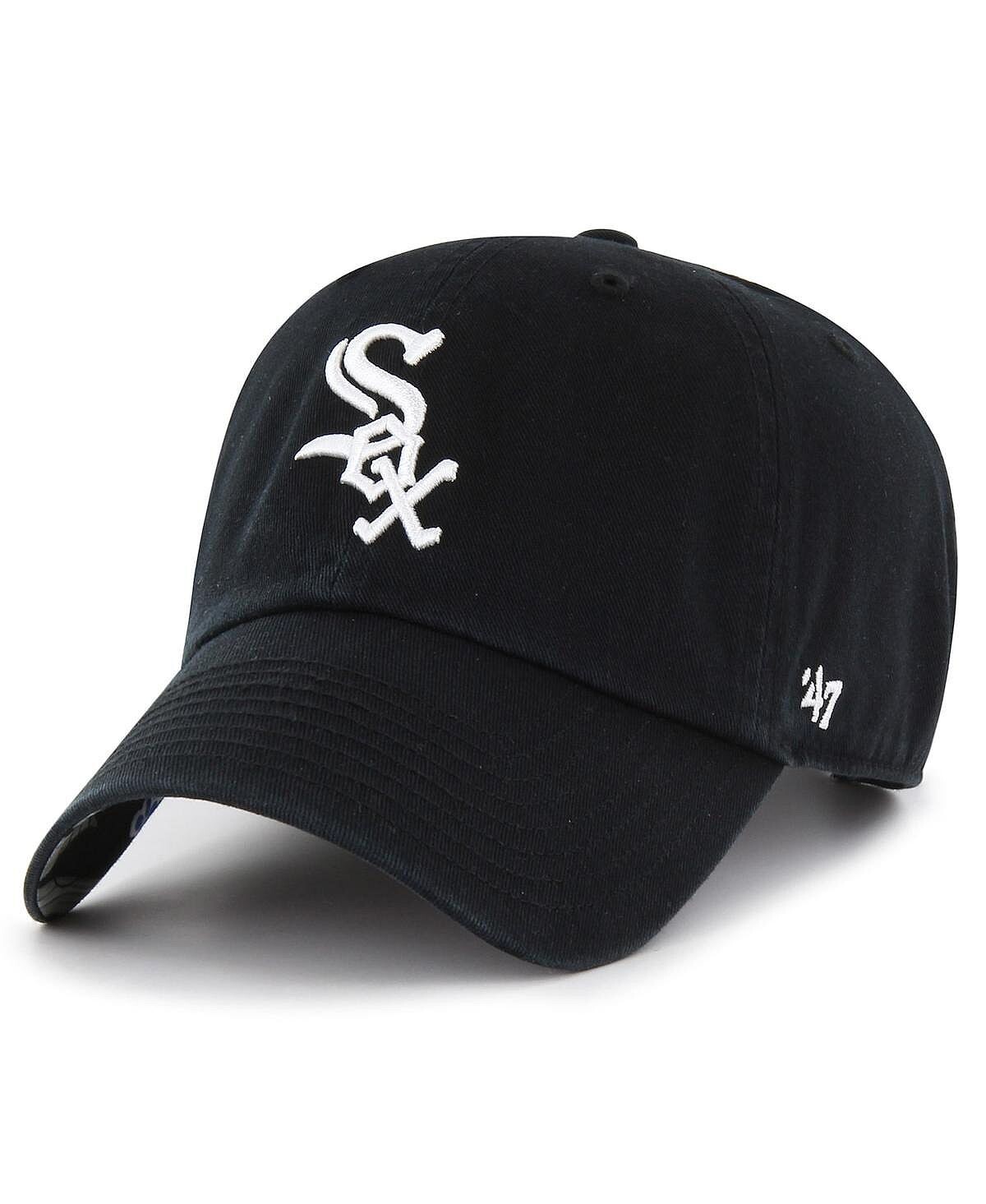

Мужская черная регулируемая шляпа Chicago White Sox Dark Tropic Clean Up '47 Brand