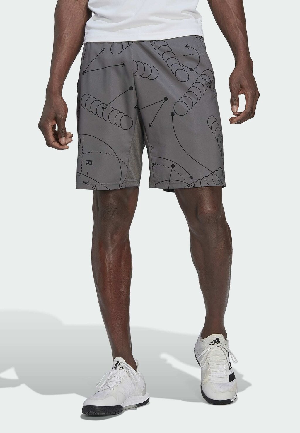 

Спортивные шорты Club Graphic Tennis Adidas, цвет grey