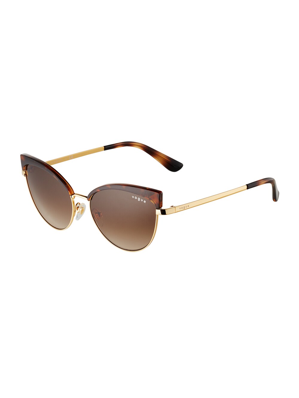 Солнечные очки VOGUE Eyewear 0VO4188S, коричневый/золотой цена и фото