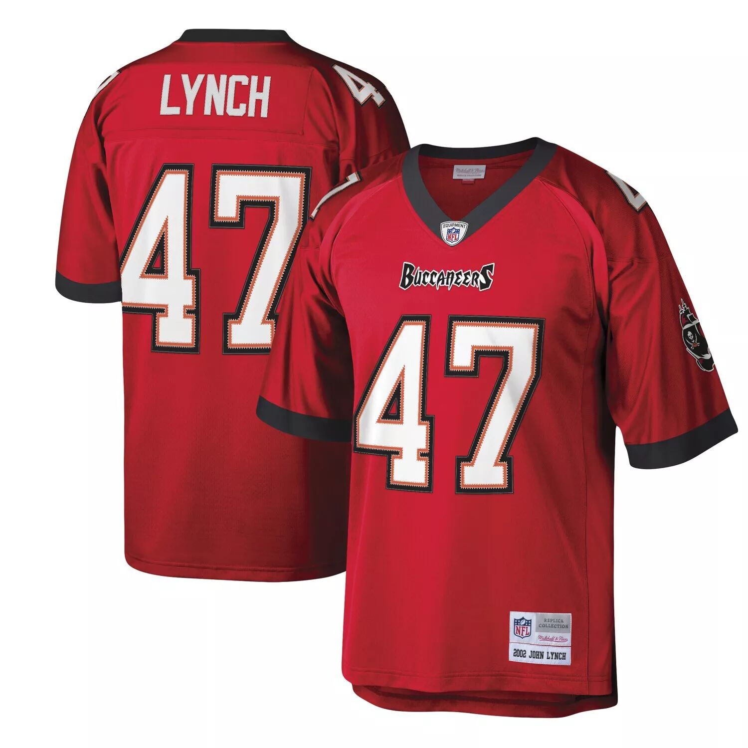 

Мужская футболка Mitchell & Ness John Lynch Red Tampa Bay Buccaneers Legacy Replica Джерси