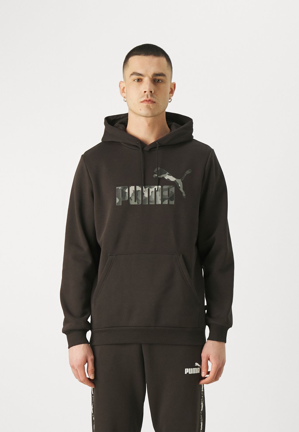 Толстовка Puma CAMO GRAPHIC HOODIE, черный 3d graphic fishing camo hoodie harajuku fashion sweatshirts