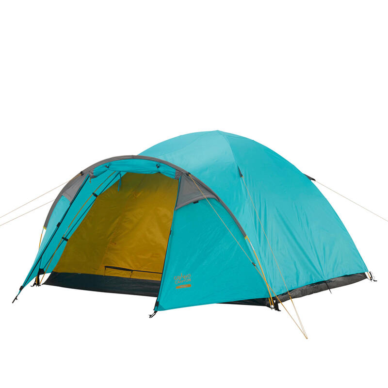 Палатка-иглу Топика, купольная палатка на 3 человека для треккинга, кемпинга, легкий вестибюль GRAND CANYON, цвет blau