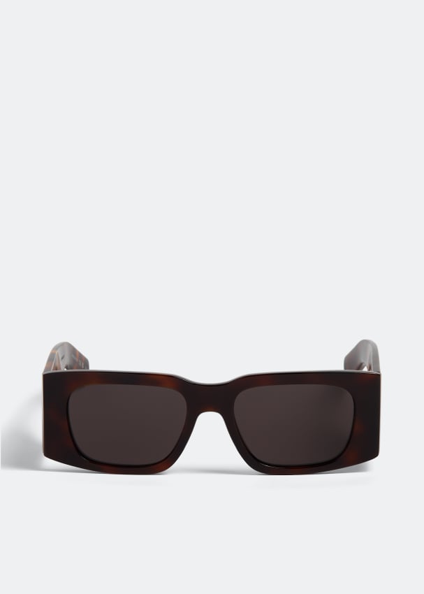 цена Солнцезащитные очки Saint Laurent SL 654, коричневый
