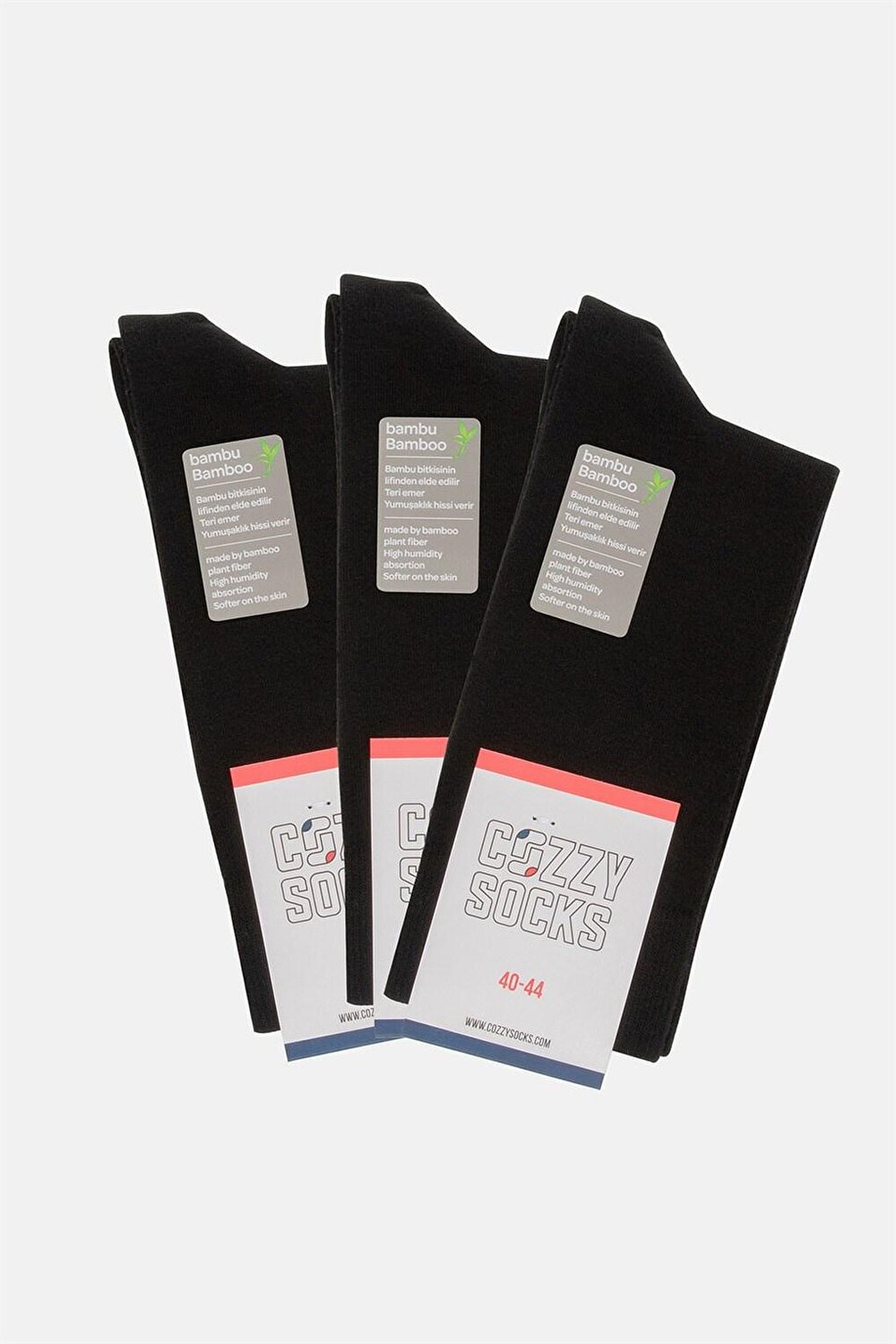 

Мужские носки из 3 частей из 100% бамбука Cozzy Socks