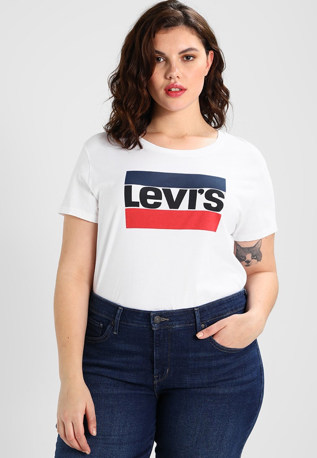 

Футболка с принтом Levi's, белый