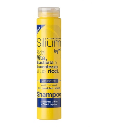 цена Шампунь для вьющихся волос с маслом жожоба и экстрактом риса, 250 мл, Silium