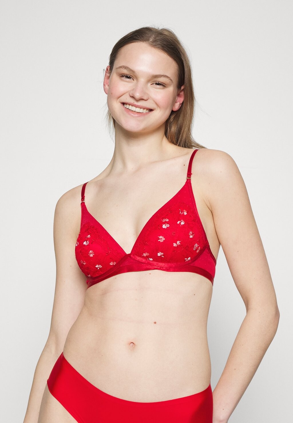 

Бюстгальтер с треугольными чашечками Hunkemöller, красный