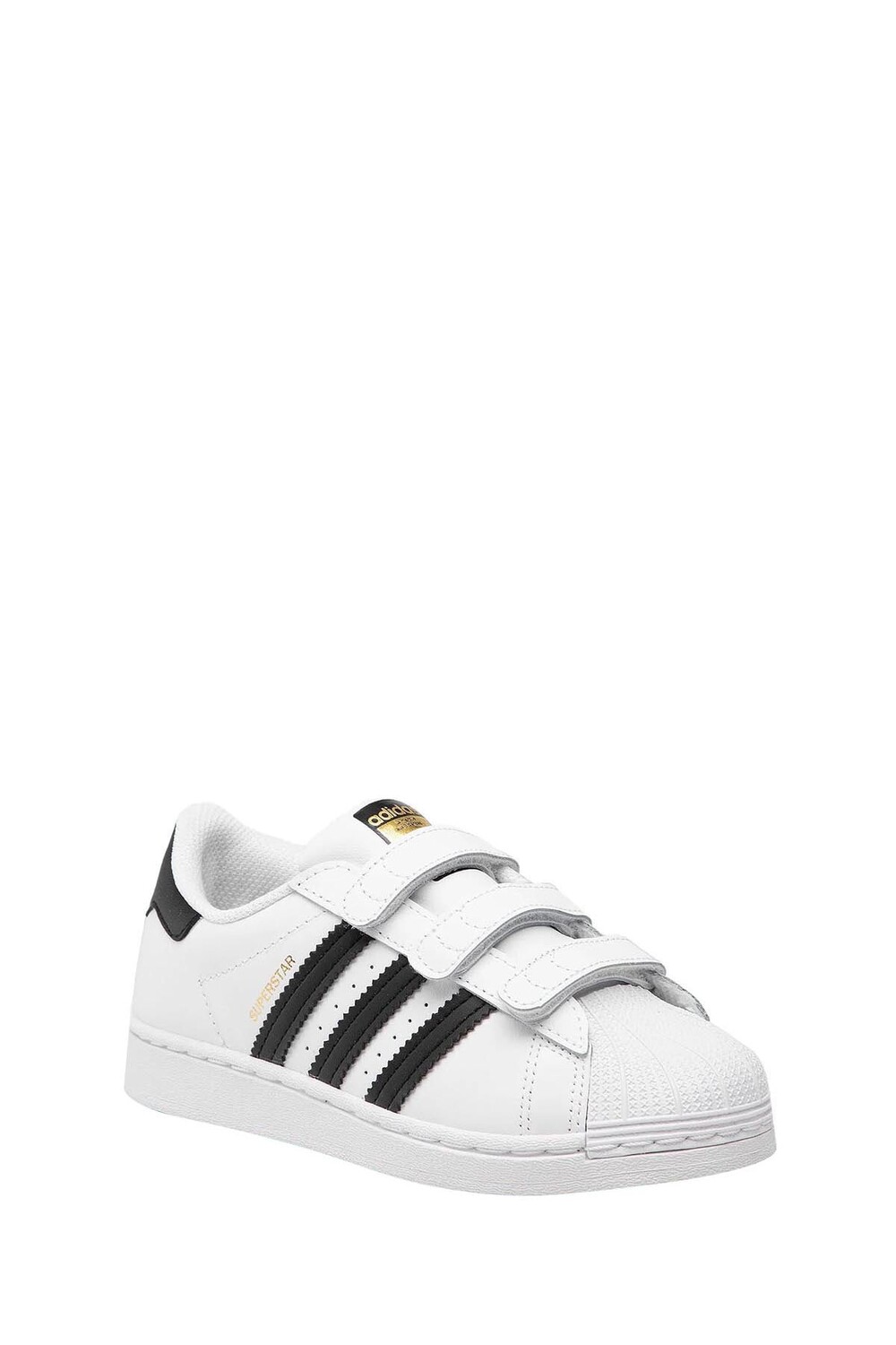

Детские кроссовки унисекс superstar cf белые черные Adidas