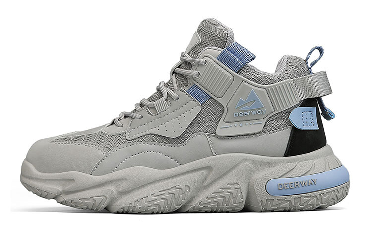 

Кроссовки DEERWAY Lifestyle Shoes Men Mid-top Gray, серый