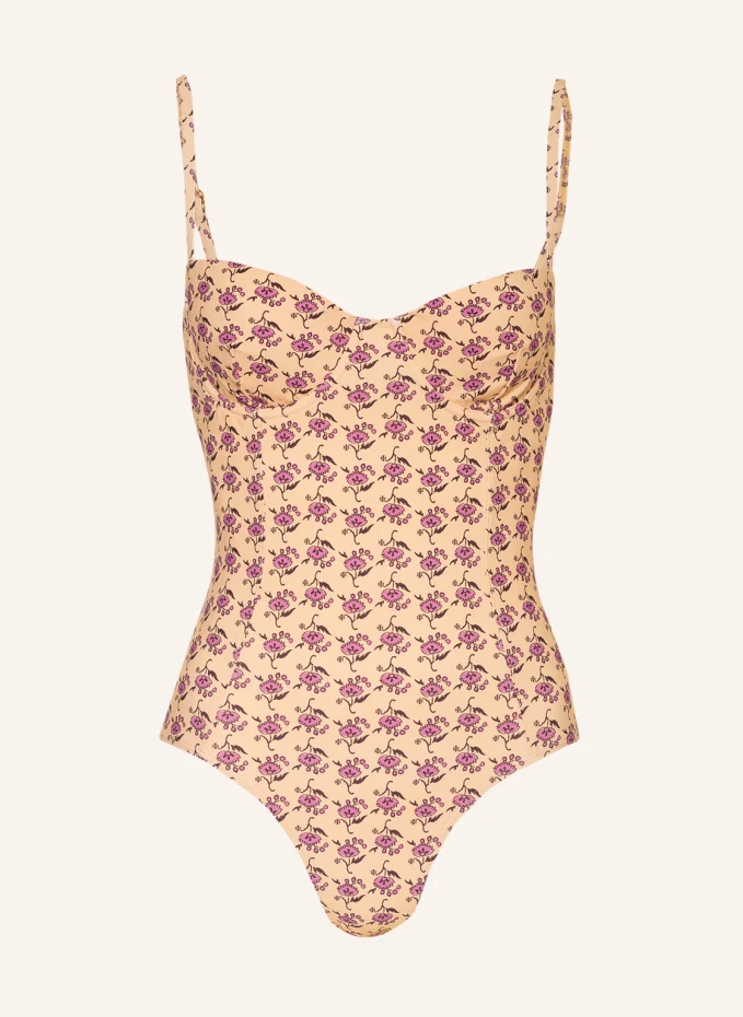 

Купальник на косточках logo ditsy Tory Burch, оранжевый