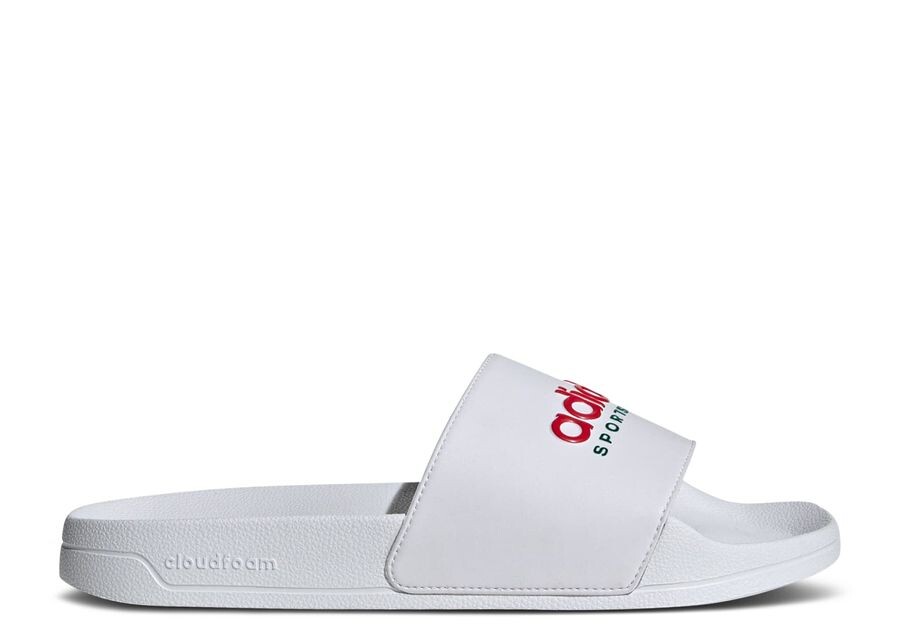 

Кроссовки adidas Adilette Shower Slide, цвет White Better Scarlet