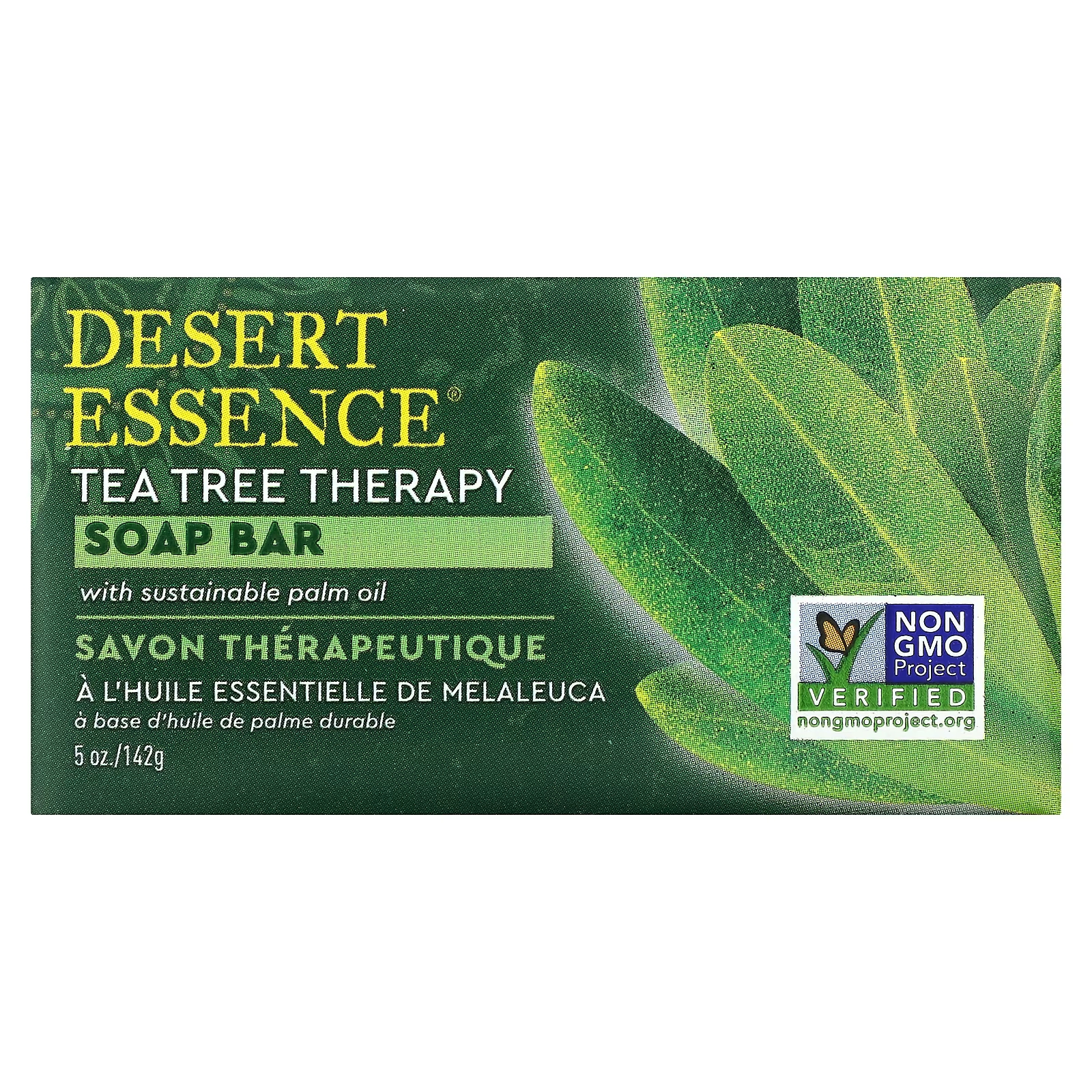 Мыло Tea Tree Therapy, 5 унций (142 г) Desert Essence desert essence мыло кремовый кокос 5 унций 142 г