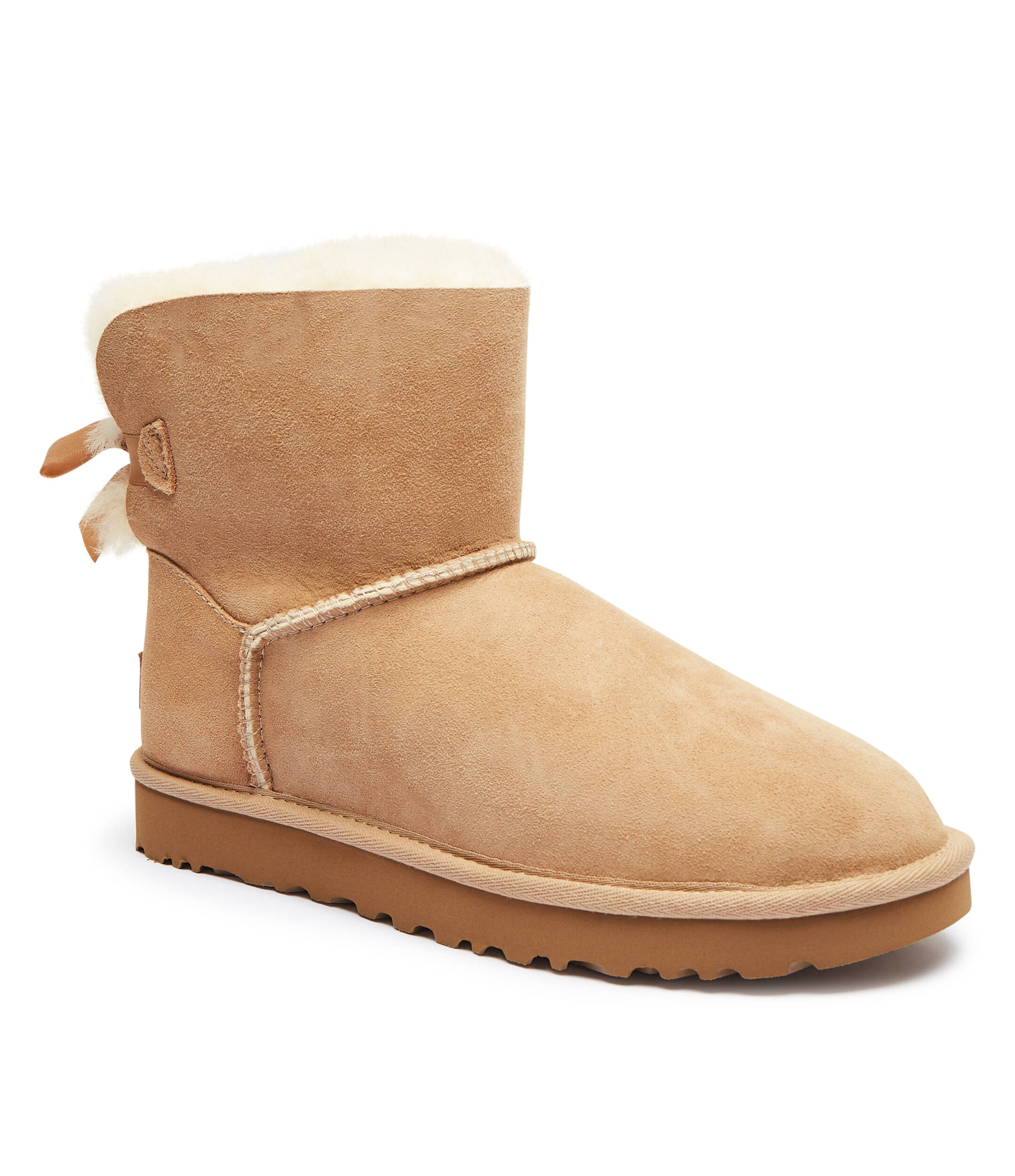 

Зимние ботинки UGG MINI BAILEY BOW II, бежевый