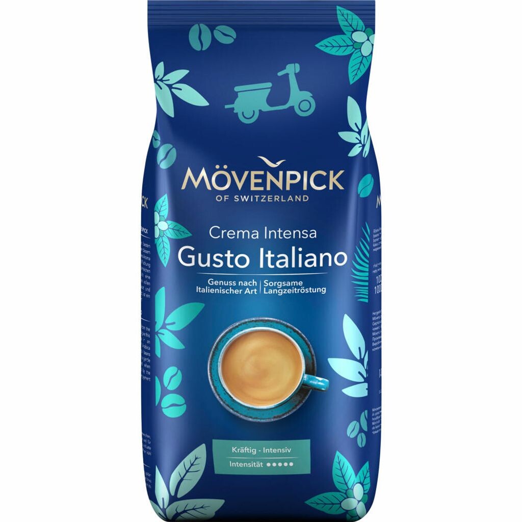 

Mövenpick Caffè Crema Gusto Italiano Intenso | цельный боб | 1000г