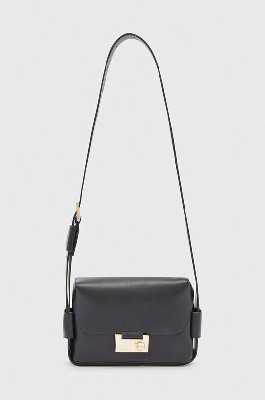 

Кожаная сумочка AllSaints, черный