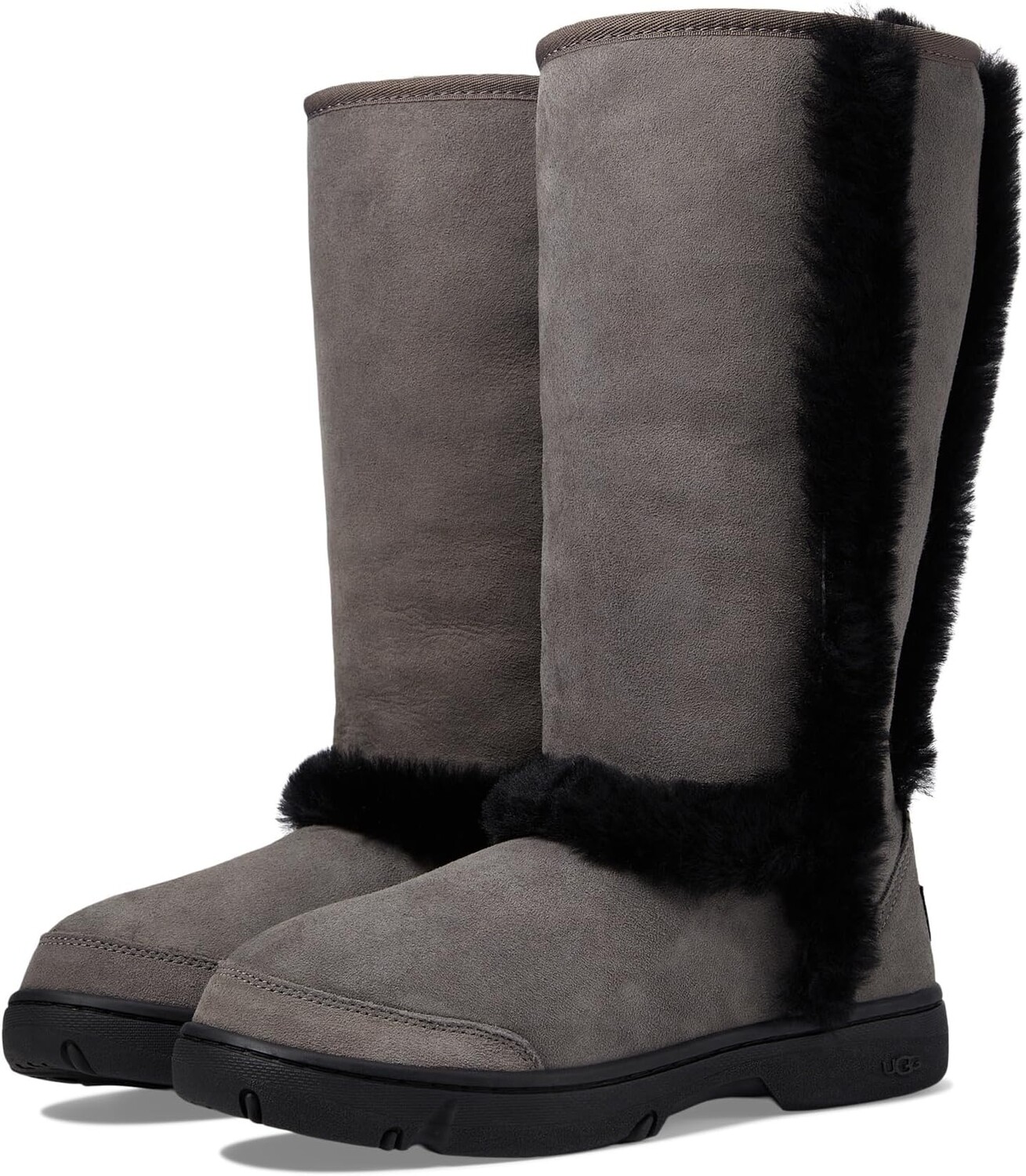 Сапоги Sunburst Tall UGG, серый/черный