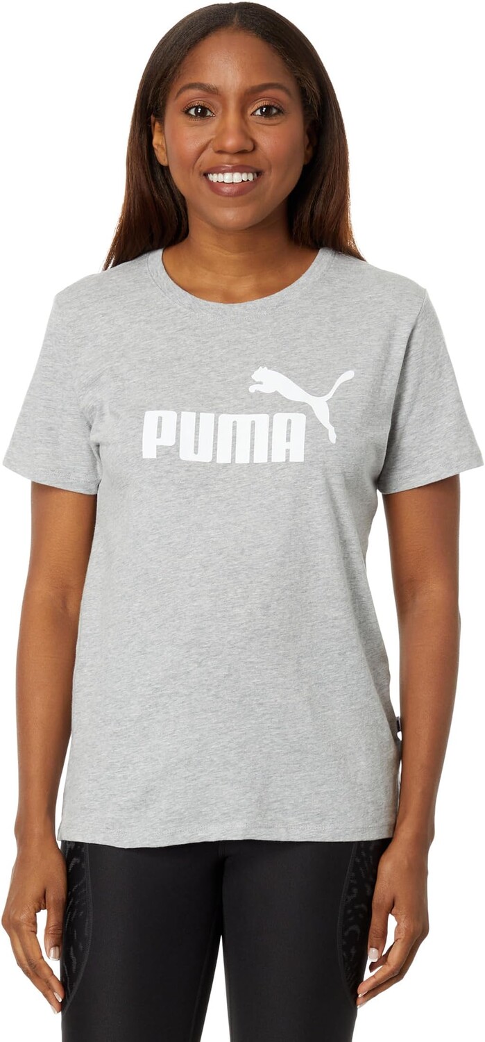 

Футболка с короткими рукавами и логотипом Essentials PUMA, цвет Light Gray Heather