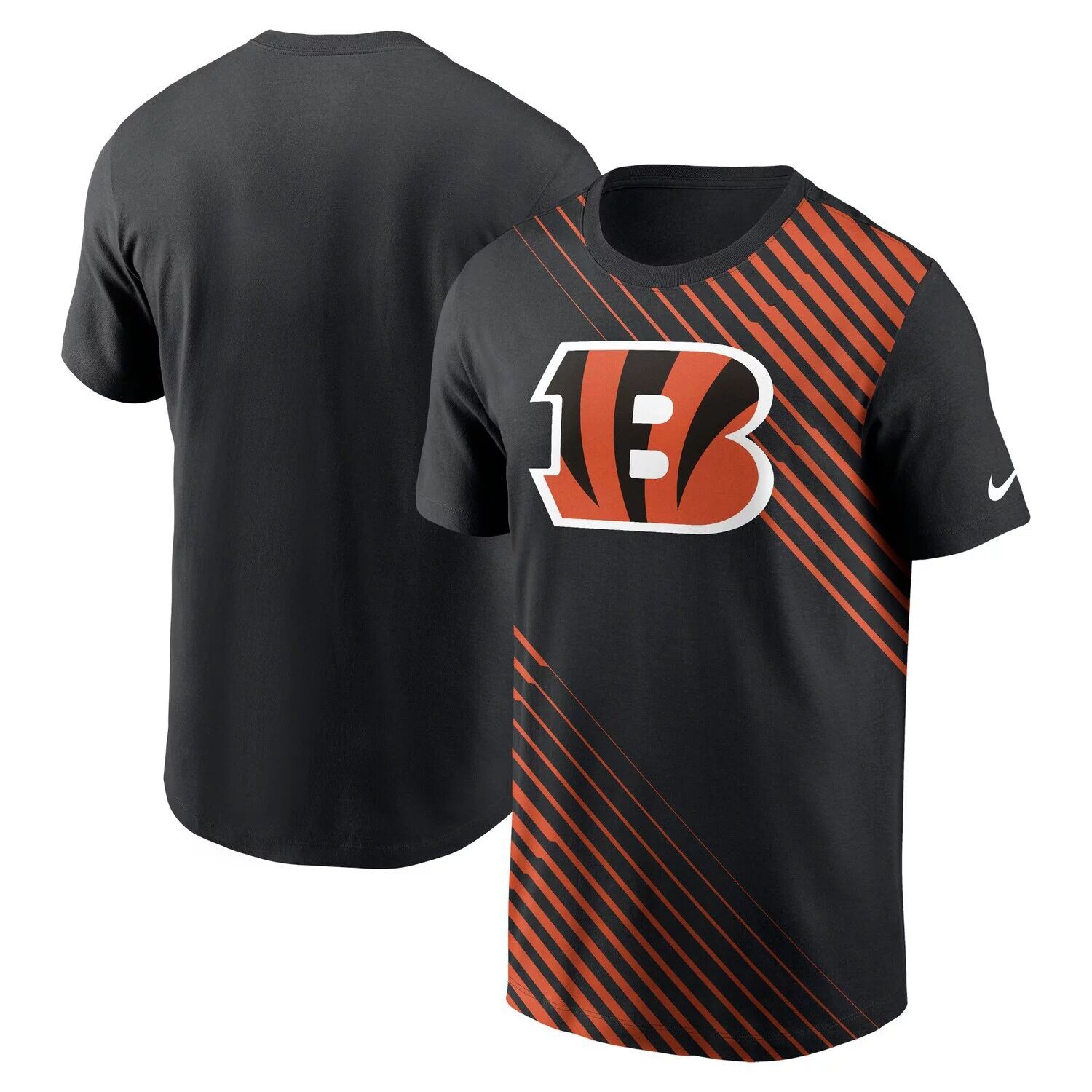 

Мужская черная футболка Cincinnati Bengals Yard Line Fashion Asbury Nike, Черный