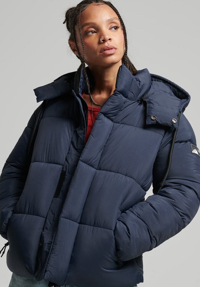 

Куртка Superdry RIPSTOP, цвет eclipse navy grid
