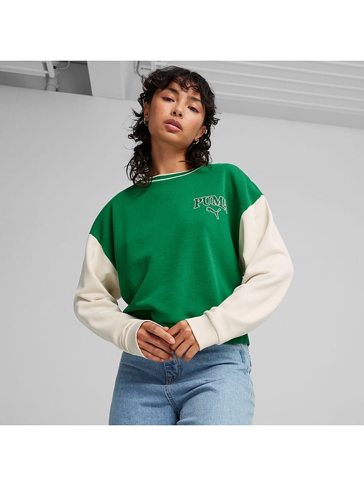

Толстовка Puma, цвет grün/creme