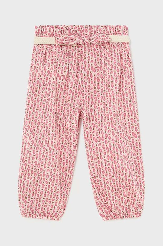 цена Mayoral Хлопковые детские штанишки, розовый
