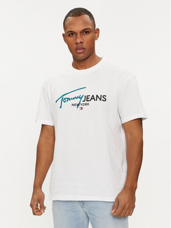 

Футболка стандартного кроя Tommy Jeans, белый