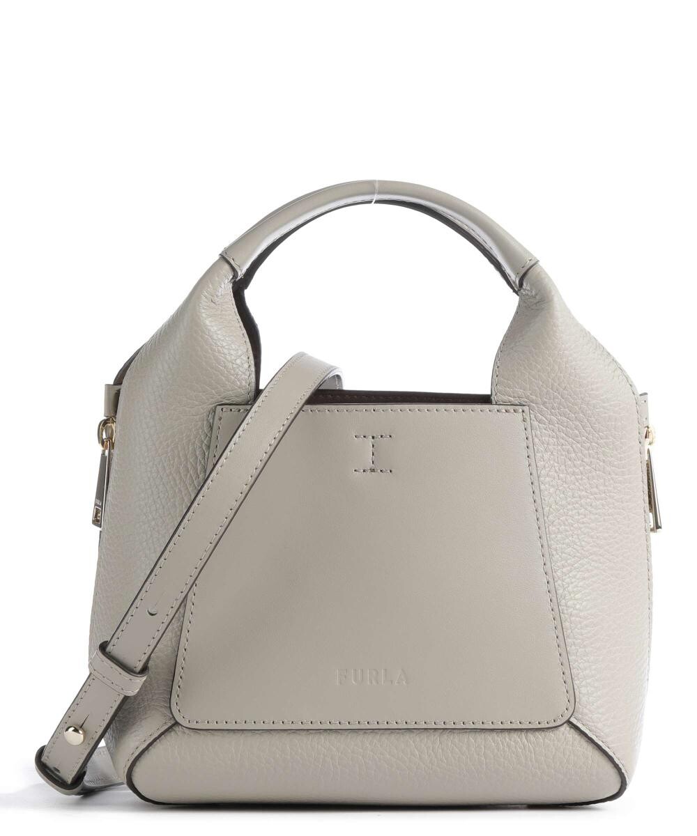 

Сумка через плечо Gilda Mini из зерненой кожи Furla, серый