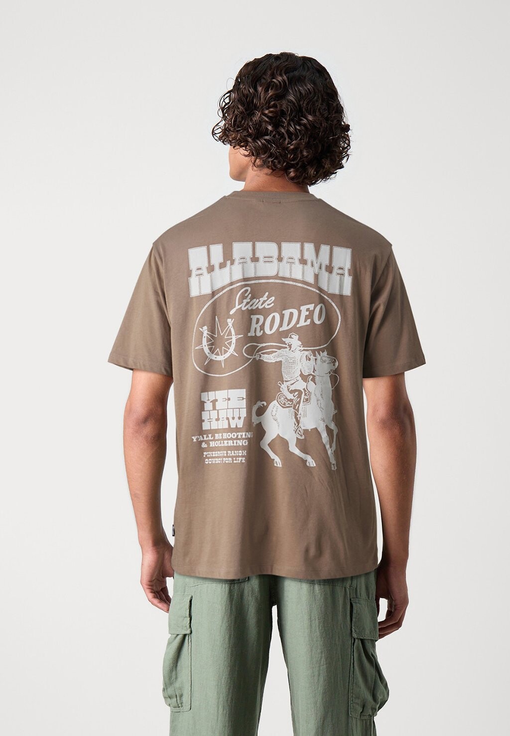 

Принт на футболке ONSSMART PRINTED TEE UNISEX Only & Sons, коричневый