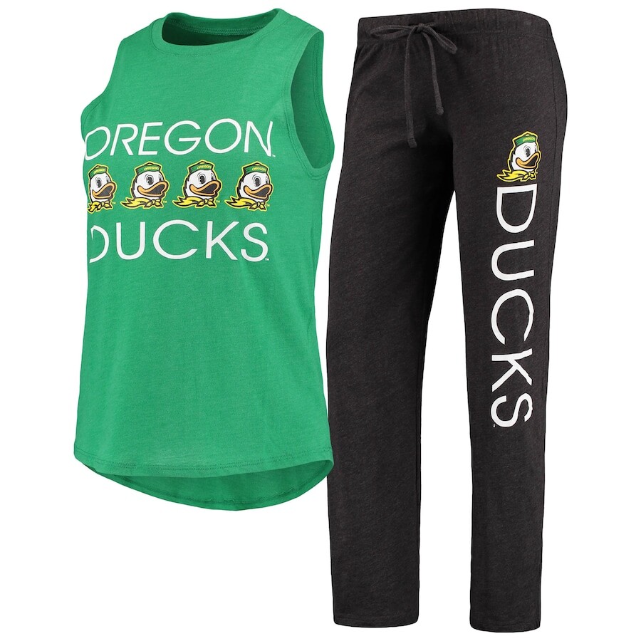 

Пижамный комплект Concepts Sport Oregon Ducks, зеленый