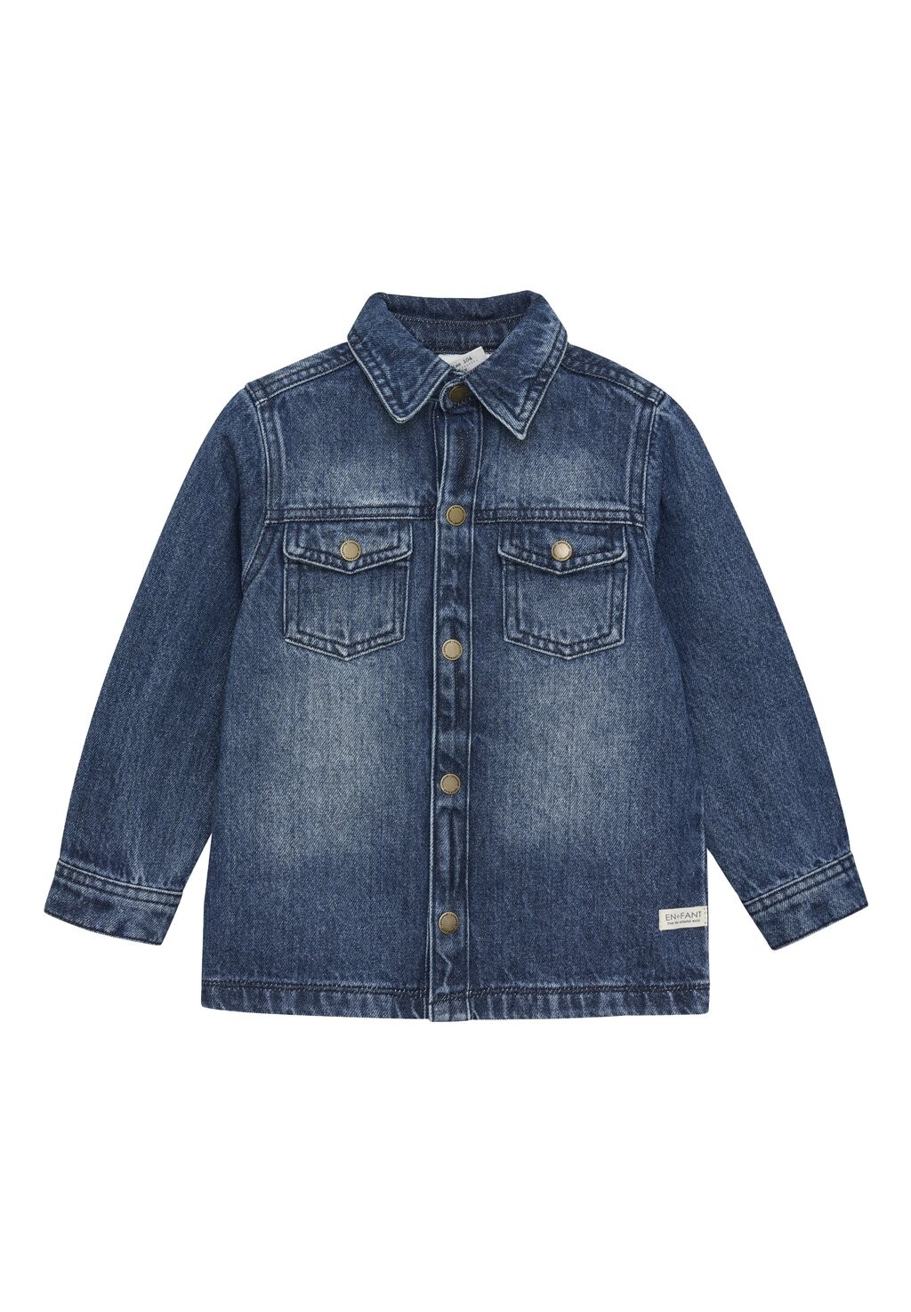 

Джинсовая куртка EN FANT, цвет blue denim